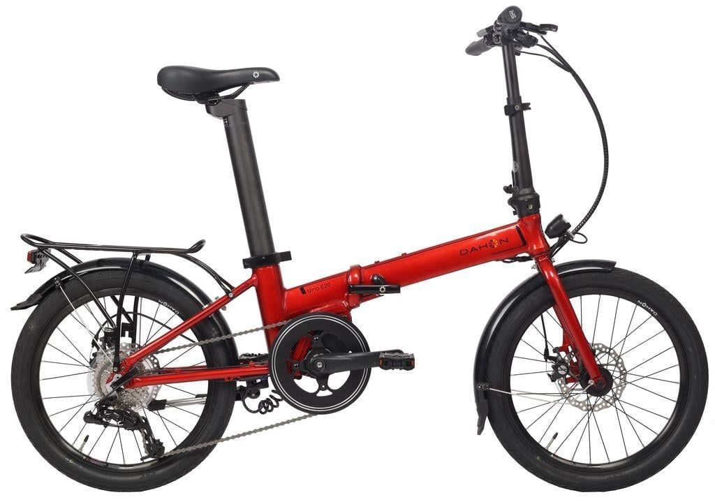 Dahon Unio E20 Mekanik Disk Fren 2023 Model Alüminyum Elektrikli Katlanır Bisiklet