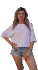 Jdr Basics White T-shirt - Premium Basic Tişört
